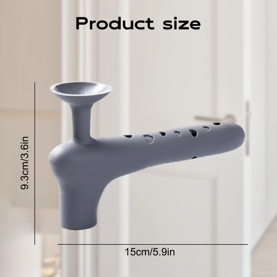 مجموعة 3 قطع غطاء سيليكوني لمقبض الباب مع قاعدة تثبيت، مضاد للصدمات والكهرباء، حماية فعالة للأطفال والجدران